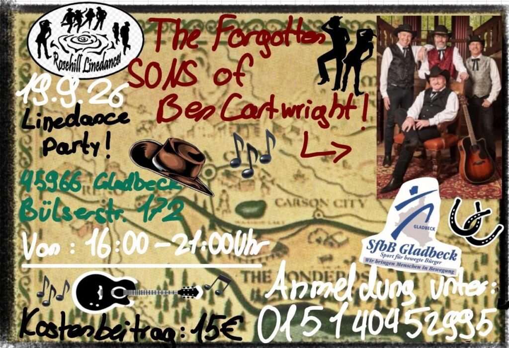 Flyer Rosehill Linedancer 19.09.2026